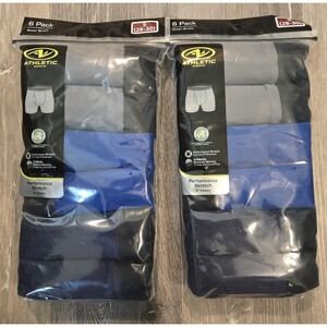 Athletic Works Mens Performance‎ Stretch Boxer Briefs Size Sm (28-30) 6" inseam